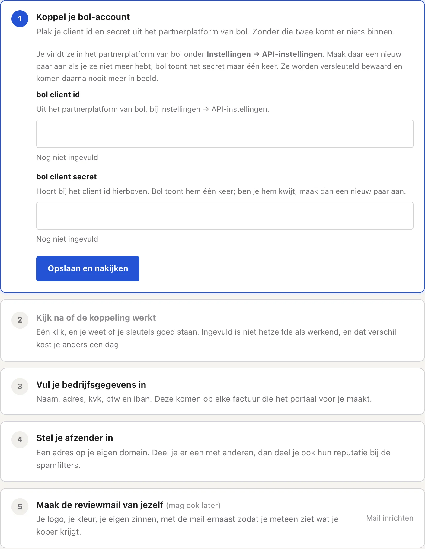 Je sleutel van bol plakken